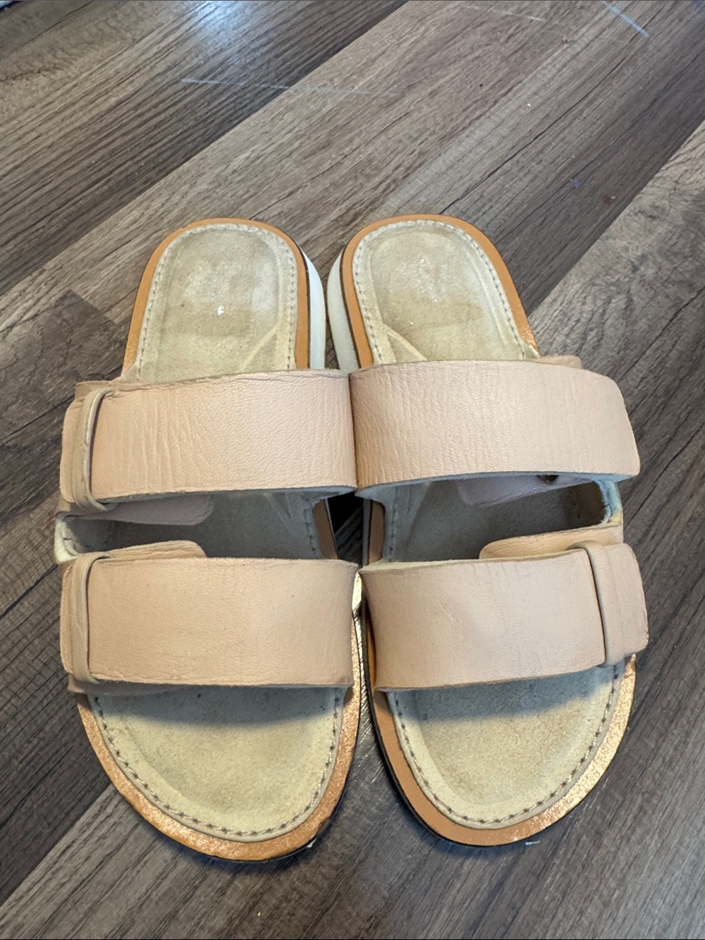 Rag & Bone Women’s Parker Double-Strap Slide Sandals in Nude